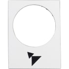SCHNEIDER ELECTRIC - Bezeichnungsschild, 30x40mm, weiß, vorwärts, langsam-schnell