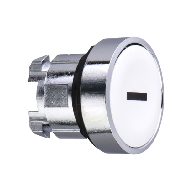 SCHNEIDER ELECTRIC - Drucktaster, Frontelement, Harmony XB4, Metall, 22mm, weiß, beschriftet I, tastend