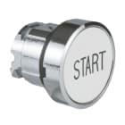 SCHNEIDER ELECTRIC - Drucktaster, Frontelement, Harmony XB4, Metall, 22mm, weiß, beschriftet START, tastend