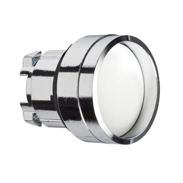 SCHNEIDER ELECTRIC - Drucktaster, Frontelement, Harmony XB4, Metall, 22mm, weiß, zurückgesetzt, unbeschriftet, tastend