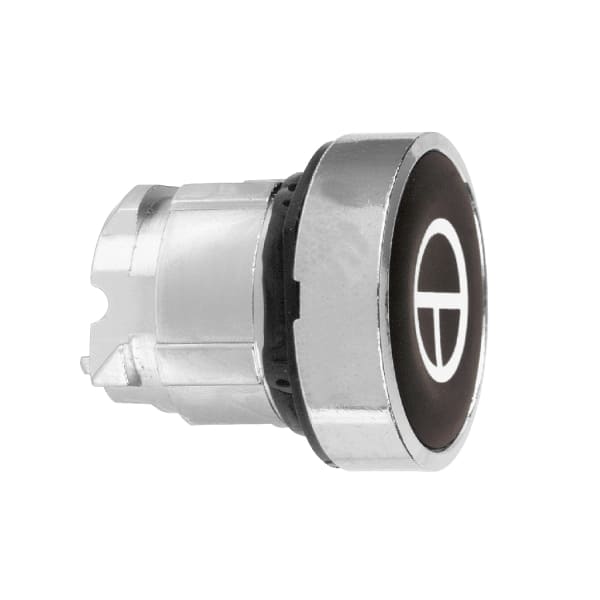 SCHNEIDER ELECTRIC - Drucktaster, Frontelement, Harmony XB4, Metall, 22mm, schwarz, beschriftet T, tastend