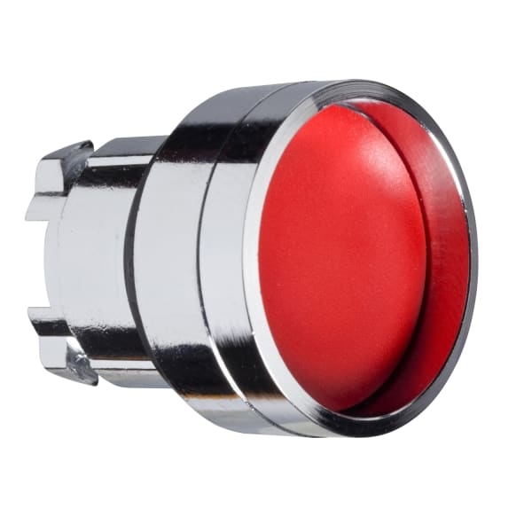 SCHNEIDER ELECTRIC - Drucktaster, Frontelement, Harmony XB4, Metall, 22mm, rot, zurückgesetzt, unbeschriftet, tastend