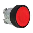 SCHNEIDER ELECTRIC - Drucktaster, Frontelement, Harmony XB4, Metall schwarz, 22mm, rot, unbeschriftet, tastend