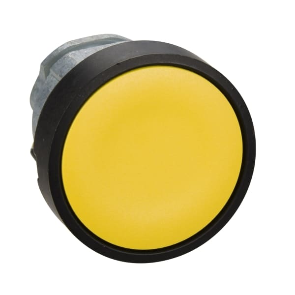SCHNEIDER ELECTRIC - Drucktaster, Frontelement, Harmony XB4, Metall schwarz, 22mm, orange, unbeschriftet, tastend