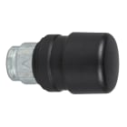 SCHNEIDER ELECTRIC - Pilzdrucktaster, Frontelement, Harmony XB4, Metall schwarz, 22mm, schwarz, Pilz 30mm, unbeschriftet, tastend
