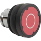 SCHNEIDER ELECTRIC - Drucktaster, Frontelement, Harmony XB4, Metall, 22mm, rot, beschriftet O, tastend, integrierte Dichtungsmanschette