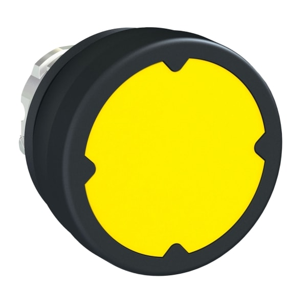 SCHNEIDER ELECTRIC - Drucktaster, Frontelement, Harmony XB4, Metall, 22mm, orange, unbeschriftet, tastend, Dichtungsmanschette