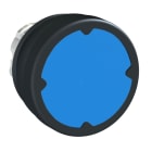 SCHNEIDER ELECTRIC - Drucktaster, Frontelement, Harmony XB4, Metall, 22mm, blau, unbeschriftet, tastend, Dichtungsmanschette