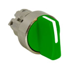 SCHNEIDER ELECTRIC - Wahlschalter, Frontelement, Harmony XB4, Metall, 22mm, grün, 3 Stellungen, Mitte rastend