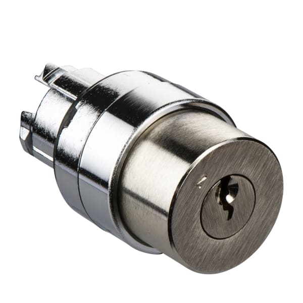 SCHNEIDER ELECTRIC - Schlüsselschalter, Frontelement, Harmony XB4, Metall, 22mm, schwarz, 2 Stellungen, rastend, E7
