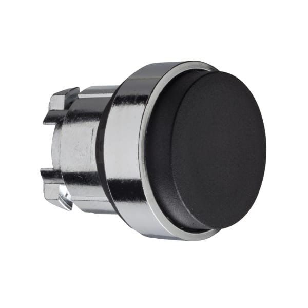 SCHNEIDER ELECTRIC - Drucktaster, Frontelement, Harmony XB4, Metall, 22mm, schwarz, vorstehend, unbeschriftet, tastend