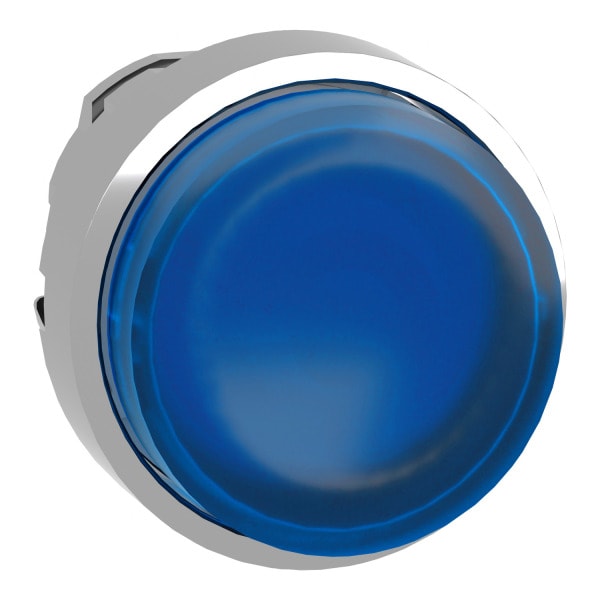 SCHNEIDER ELECTRIC - Leuchtdrucktaster, Frontelement, Harmony XB4, Metall, 22mm, blau, vorstehend, für universelle LED, rastend