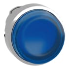 SCHNEIDER ELECTRIC - Leuchtdrucktaster, Frontelement, Harmony XB4, Metall, 22mm, blau, vorstehend, für universelle LED, rastend