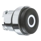 SCHNEIDER ELECTRIC - Drucktaster, Frontelement, Harmony XB4, Metall, 22mm, schwarz, vorstehend, beschriftet O, tastend