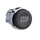 SCHNEIDER ELECTRIC - Drucktaster, Frontelement, Harmony XB4, Metall, 22mm, schwarz, vorstehend, beschriftet STOP, tastend