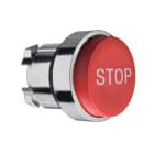 SCHNEIDER ELECTRIC - Drucktaster, Frontelement, Harmony XB4, Metall, 22mm, rot, vorstehend, beschriftet STOP, tastend