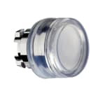 SCHNEIDER ELECTRIC - Drucktaster, Frontelement, Harmony XB4, Metall, 22mm, weiß, unbeschriftet, tastend, mit Schutzkappe, für Einlegeschild