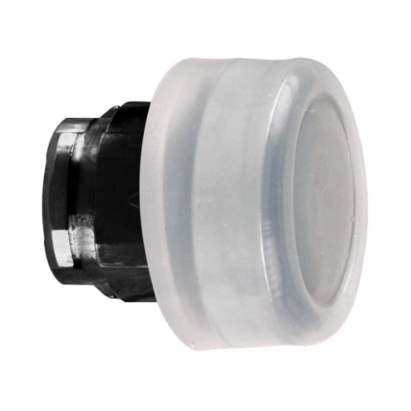 SCHNEIDER ELECTRIC - Drucktaster, Frontelement, Harmony XB4, Metall schwarz, 22mm, schwarz, vorstehend, tastend, mit Schutzkappe