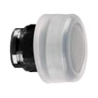 SCHNEIDER ELECTRIC - Drucktaster, Frontelement, Harmony XB4, Metall schwarz, 22mm, schwarz, vorstehend, tastend, mit Schutzkappe