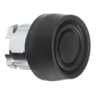 SCHNEIDER ELECTRIC - Drucktaster, Frontelement, Harmony XB4, Metall, 22mm, schwarz, unbeschriftet, tastend, mit Schutzkappe