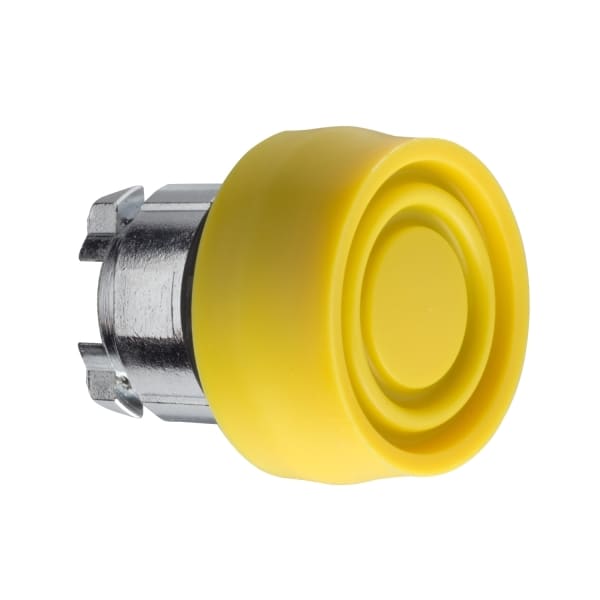SCHNEIDER ELECTRIC - Drucktaster, Frontelement, Harmony XB4, Metall, 22mm, orange, unbeschriftet, tastend, mit Schutzkappe