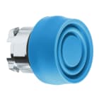 SCHNEIDER ELECTRIC - Drucktaster, Frontelement, Harmony XB4, Metall, 22mm, blau, unbeschriftet, tastend, mit Schutzkappe