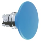SCHNEIDER ELECTRIC - Pilzdrucktaster, Frontelement, Harmony XB4, Metall, 22mm, blau, Pilz 60mm, unbeschriftet, tastend