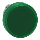 SCHNEIDER ELECTRIC - Leuchtmelder, Frontelement, Harmony XB4, Metall, 22mm, grün, für universelle LED, glatte Kalotte, für Einlegeschild