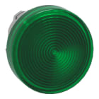SCHNEIDER ELECTRIC - Leuchtmelder, Frontelement, Harmony XB4, Metall, 22mm, grün, für universelle LED, geriffelte Kalotte