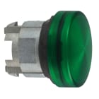 SCHNEIDER ELECTRIC - Leuchtmelder, Frontelement, Harmony XB4, Metall, 22mm, grün, für Glühlampe BA9s, geriffelte Kalotte