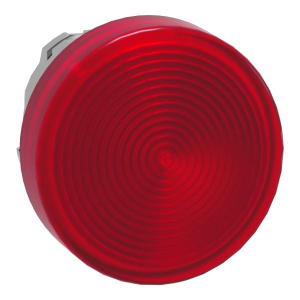 SCHNEIDER ELECTRIC - Leuchtmelder, Frontelement, Harmony XB4, Metall, 22mm, rot, für universelle LED, geriffelte Kalotte
