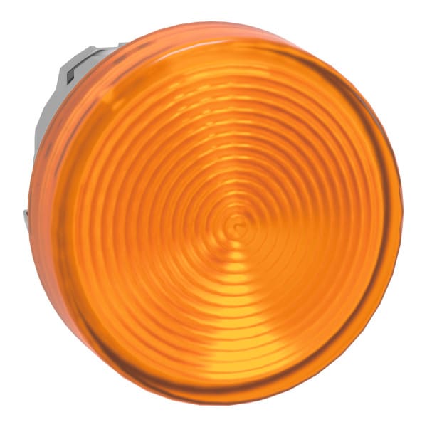 SCHNEIDER ELECTRIC - Leuchtmelder, Frontelement, Harmony XB4, Metall, 22mm, orange, für universelle LED, geriffelte Kalotte