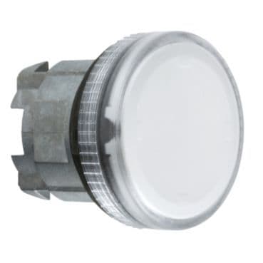 SCHNEIDER ELECTRIC - Leuchtmelder, Frontelement, Harmony XB4, Metall, 22mm, transparent, für Glühlampe BA9s, geriffelte Kalotte