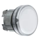 SCHNEIDER ELECTRIC - Leuchtmelder, Frontelement, Harmony XB4, Metall, 22mm, transparent, für Glühlampe BA9s, geriffelte Kalotte