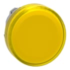 SCHNEIDER ELECTRIC - Leuchtmelder, Frontelement, Harmony XB4, Metall, 22mm, gelb, für universelle LED, glatte Kalotte
