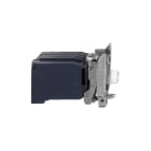 SCHNEIDER ELECTRIC - Lampenfassung mit Befestigungsflansch, Harmony XB4, Metall, weiß, Glühlampe BA9s, Schraubklemme, 440-480V