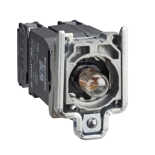 SCHNEIDER ELECTRIC - Hilfsschalterblock, Ø 22, Glühlampe BA 9s 1S+1Ö