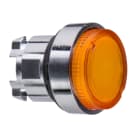 SCHNEIDER ELECTRIC - Leuchtdrucktaster, Frontelement, Harmony XB4, Metall, 22mm, orange, vorstehend, unbeschriftet, glatte Kalotte, BA9s