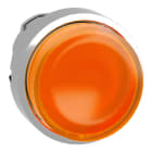 SCHNEIDER ELECTRIC - Leuchtdrucktaster, Frontelement, Harmony XB4, Metall, 22mm, orange, vorstehend, unbeschriftet, für universelle LED