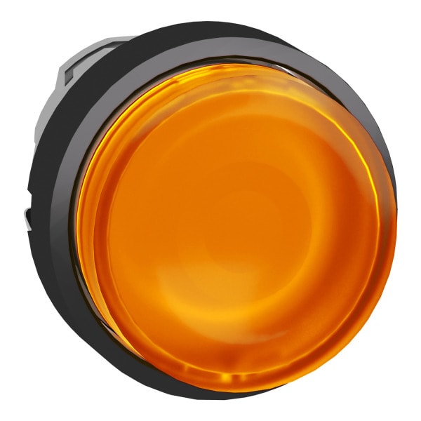 SCHNEIDER ELECTRIC - Leuchtdrucktaster, Frontelement, Harmony XB4, Metall schwarz, 22mm, orange, vorstehend, für universelle LED