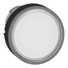 SCHNEIDER ELECTRIC - Leuchtdrucktaster, Frontelement, Harmony XB4, Metall schwarz, 22mm, weiß, unbeschriftet, tastend, für universelle LED