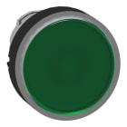 SCHNEIDER ELECTRIC - Leuchtdrucktaster, Frontelement, Harmony XB4, Metall schwarz, 22mm, grün, unbeschriftet, tastend, für universelle LED