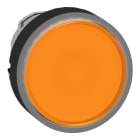 SCHNEIDER ELECTRIC - Leuchtdrucktaster, Frontelement, Harmony XB4, Metall schwarz, 22mm, orange, unbeschriftet, tastend, für universelle LED