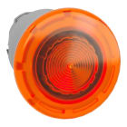 SCHNEIDER ELECTRIC - Pilzdrucktaster, Frontelement, Harmony XB4, Metall, 22mm, beleuchtet, orange, Zugentriegelung, für universelle LED