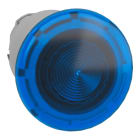 SCHNEIDER ELECTRIC - Pilzdrucktaster, Frontelement, Harmony XB4, Metall, 22mm, beleuchtet, blau, Pilz 40mm, tastend, für universelle LED