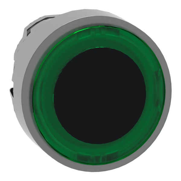 SCHNEIDER ELECTRIC - Leuchtdrucktaster, Frontelement, Harmony XB4, Metall, 22mm, grün, beleuchteter Ring, für universelle LED
