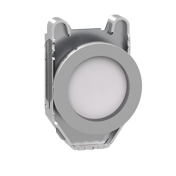 SCHNEIDER ELECTRIC - Drucktaster, Frontelement, Harmony XB4F, Metall, 30mm, weiß, zurückgesetzt, unbeschriftet, tastend