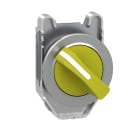 SCHNEIDER ELECTRIC - Wahlschalter, Frontelement, Harmony XB4F, Metall, 30mm, gelb, 2 Stellungen, rastend