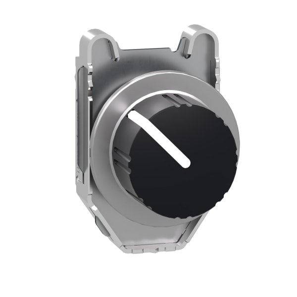 SCHNEIDER ELECTRIC - Drehwahlschalter, Frontelement, Harmony XB4F, Metall, 30mm, schwarz, 2 Stellungen, rastend
