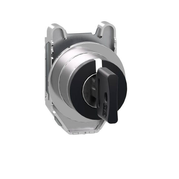 SCHNEIDER ELECTRIC - Schlüsselschalter, Frontelement, Harmony XB4F, Metall, 30mm, schwarz, 3 Stellungen, Mitte rastend